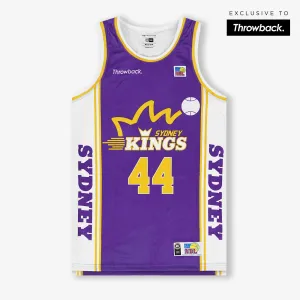 Dwayne McClain Sydney Kings X Throwback 1995 Heritage Jersey - Purple