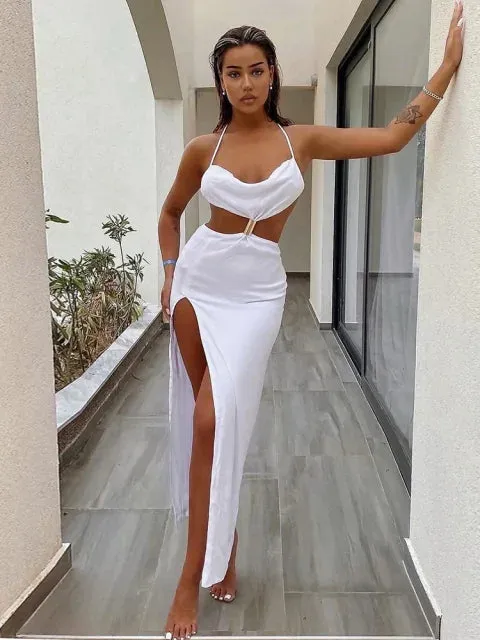 Elegant Backless Summer Dress