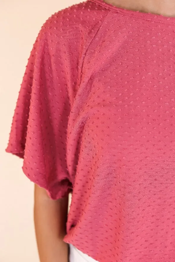 Elegant Bliss Swiss Dot Top