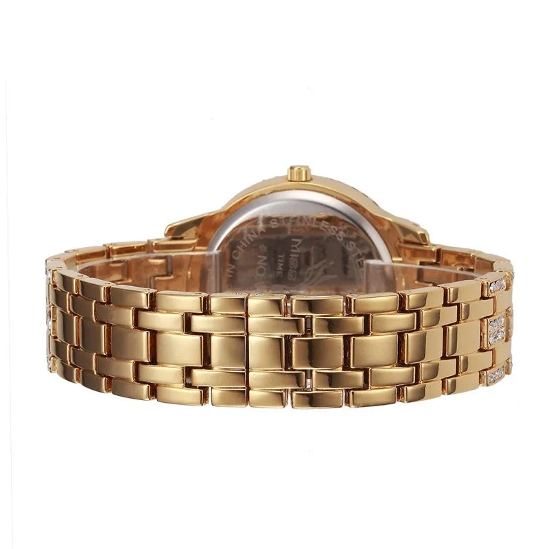 Elegant Flower Pattern Women's Watch