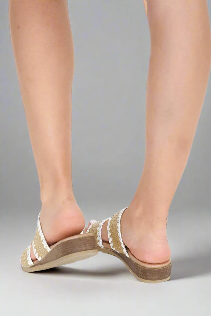Ellery – Woven Slide Sandals for Women