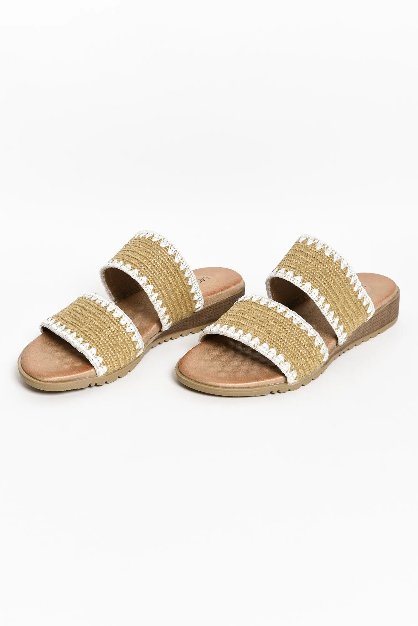 Ellery – Woven Slide Sandals for Women