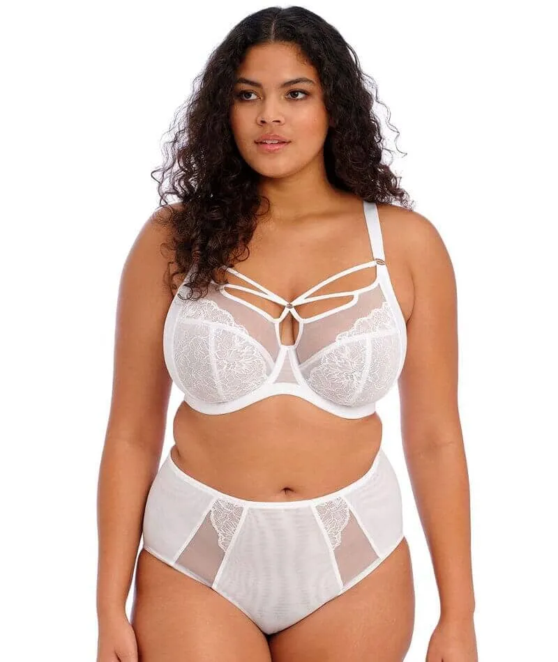 Elomi Brianna Underwire Plunge Bra - White