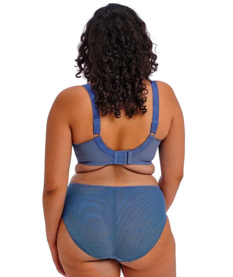 Elomi Namrah Underwired Bandless Plunge Bra - Stonewash