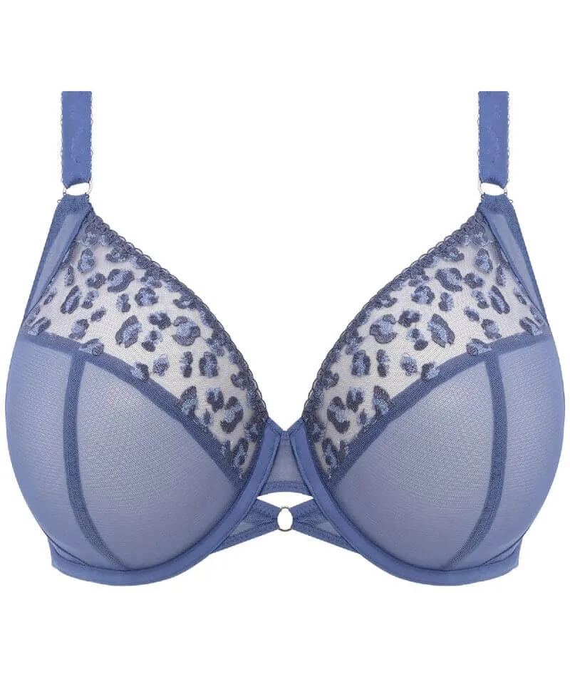 Elomi Namrah Underwired Bandless Plunge Bra - Stonewash