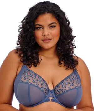 Elomi Namrah Underwired Bandless Plunge Bra - Stonewash