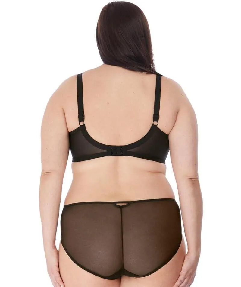 Elomi Sachi Underwired Plunge Bra - Black