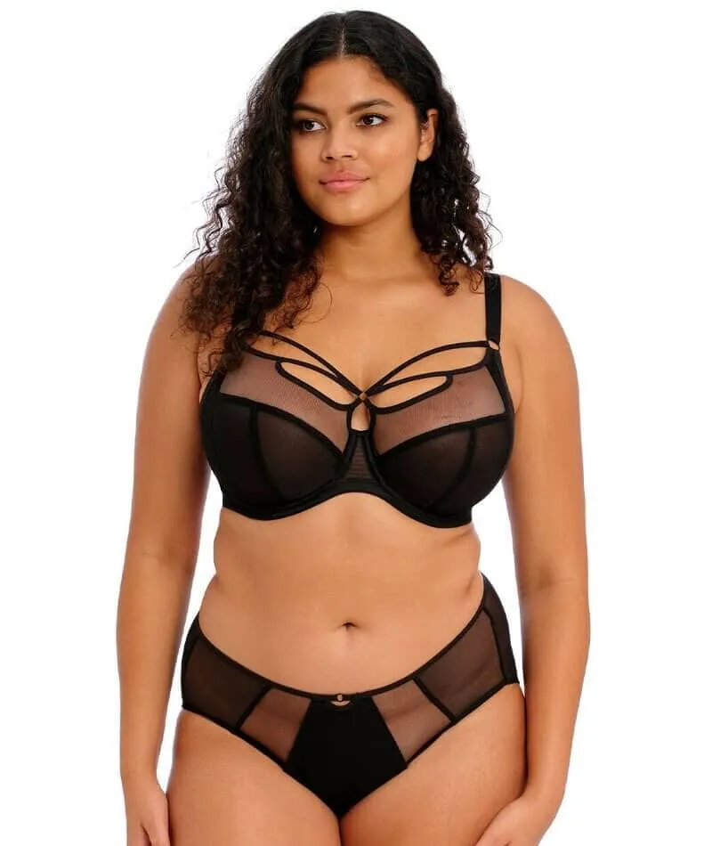 Elomi Sachi Underwired Plunge Bra - Black