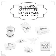 Enamelware White Butter Dish (Large, Case of 48)