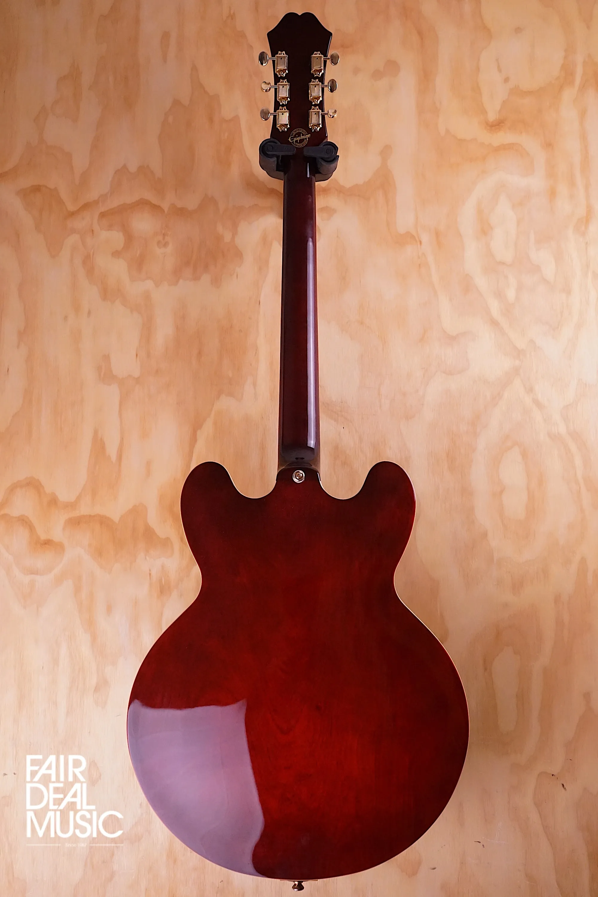 Epiphone Custom Riviera P93 Electric Guitar in Wine Red, with Hard Case, USED