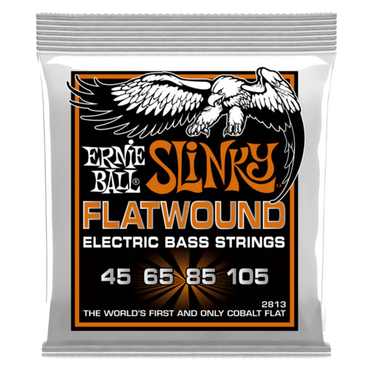 Ernie Ball Hybrid Slinky Flatwound Bass Strings, 45-105