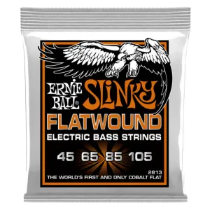 Ernie Ball Hybrid Slinky Flatwound Bass Strings, 45-105