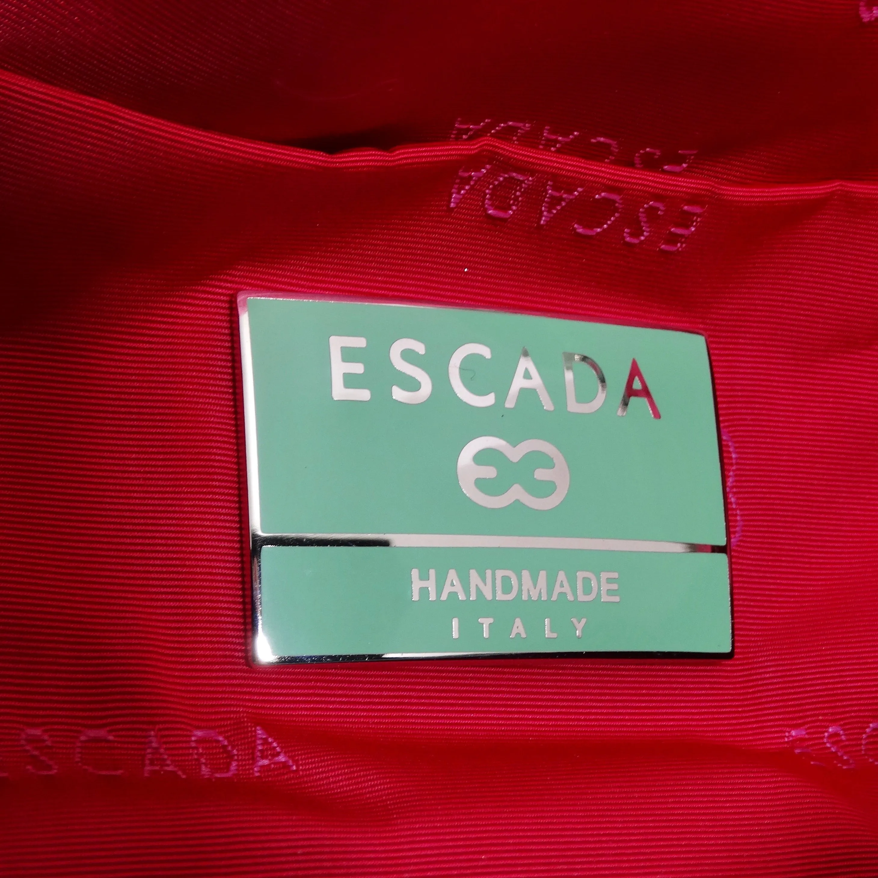 Escada Y2K Eluna Purse Mint Blue Handbag
