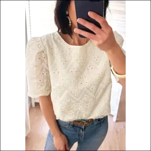 Eyelet See you Later: the Puff Sleeve Blouse of your Dreams! Needful Things  🤩