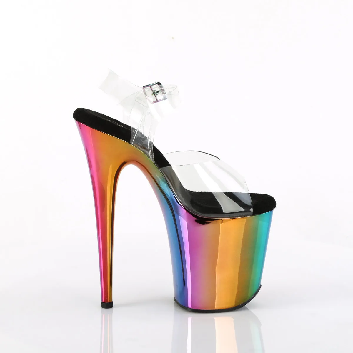 FLAMINGO-808RC  Clear/Rainbow Chrome