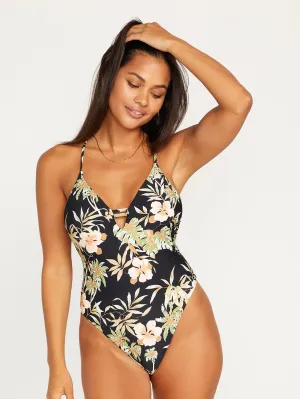 For The Tide 1 Piece Swimwear - BLACK COMBO