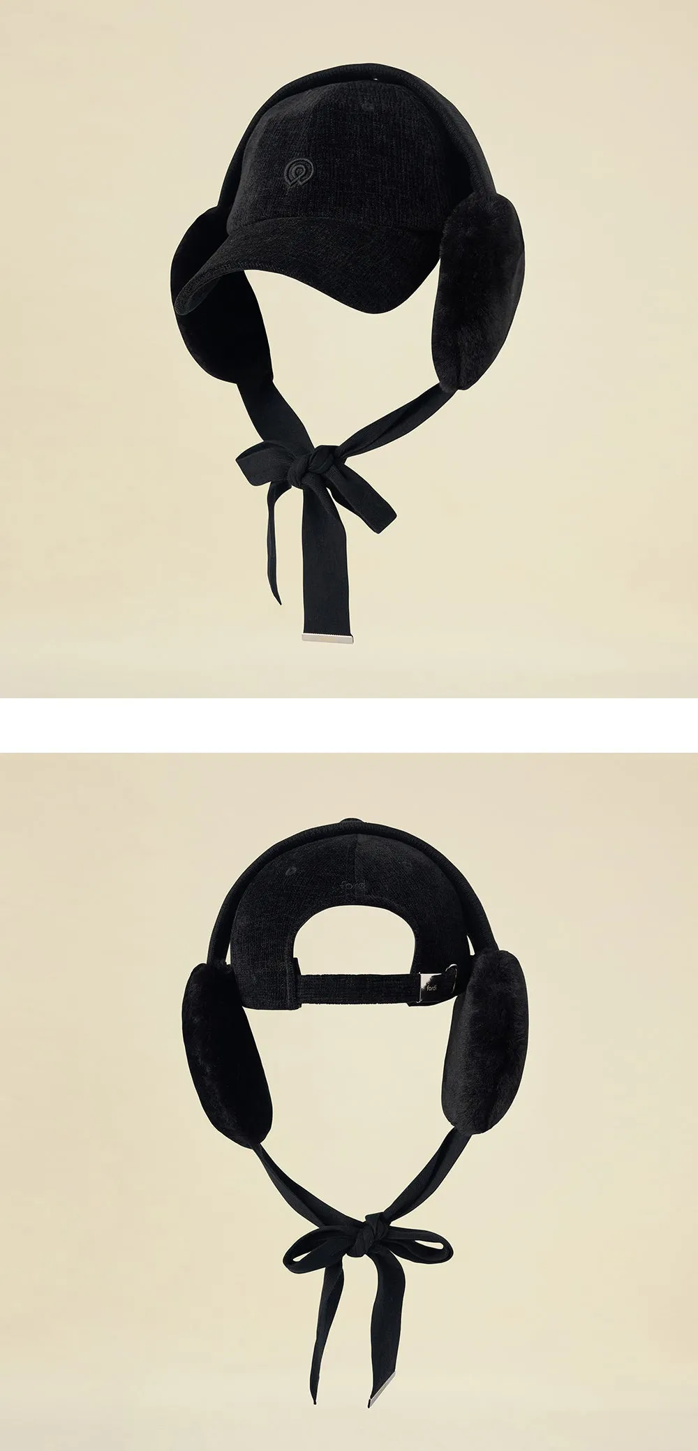 FORDI Earmuff Cap - Black