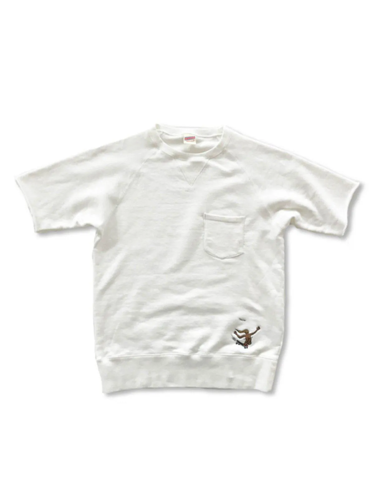 Free Rage Short Sleeve Sweat Venice White