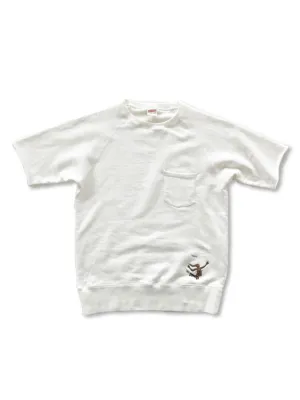 Free Rage Short Sleeve Sweat Venice White