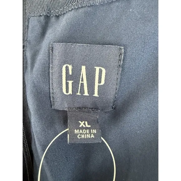 GAP Sequin Midi Pencil Skirt Women's Size XL Blue Lined Elegant NWT