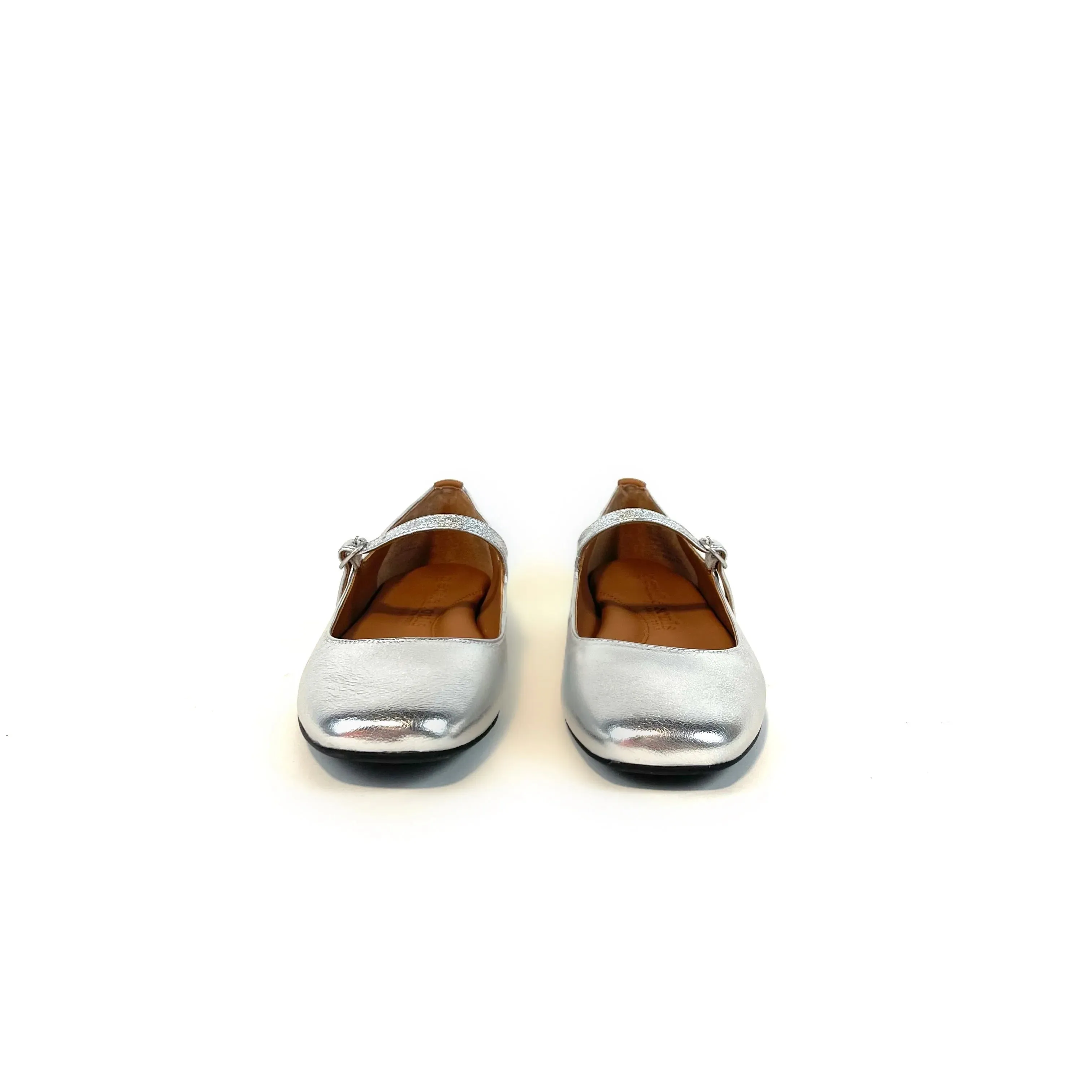 Gentle Souls - Wynona Ballet Flat (Silver Leather)