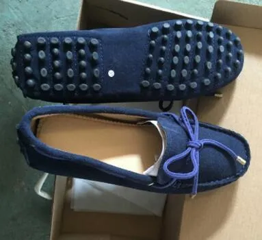 Genuine Leather Women Flat Shoes Casual Loafers