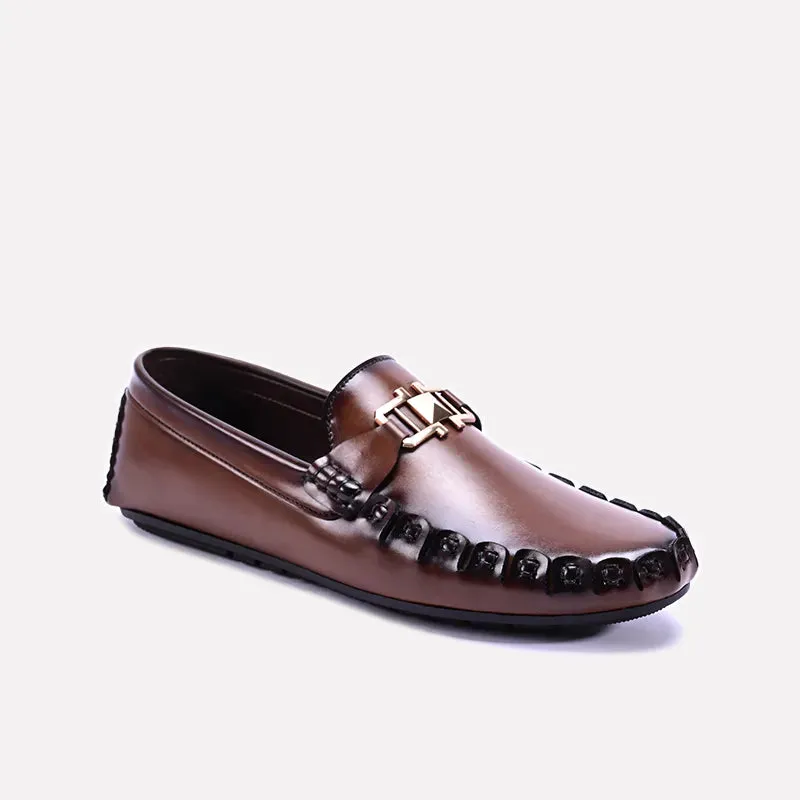 Grantham Decorated Loafers Brown 0130881
