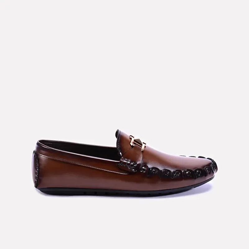 Grantham Decorated Loafers Brown 0130881