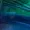 Green And Purple Tie Dye Print One Shoulder Knot Skirt Mesh Midi Dress