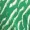 Green And White Animal Print Double Slit Midi Dress