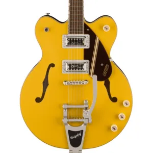 Gretsch G2604T Limited Edition Streamliner Rally II Center Block w/ Bigsby, Two-Tone Bamboo Yellow/Copper Metallic