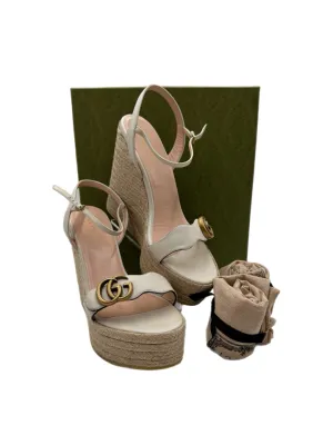Gucci Mystic White Lifford Sandals Women's Size 42 = US 12