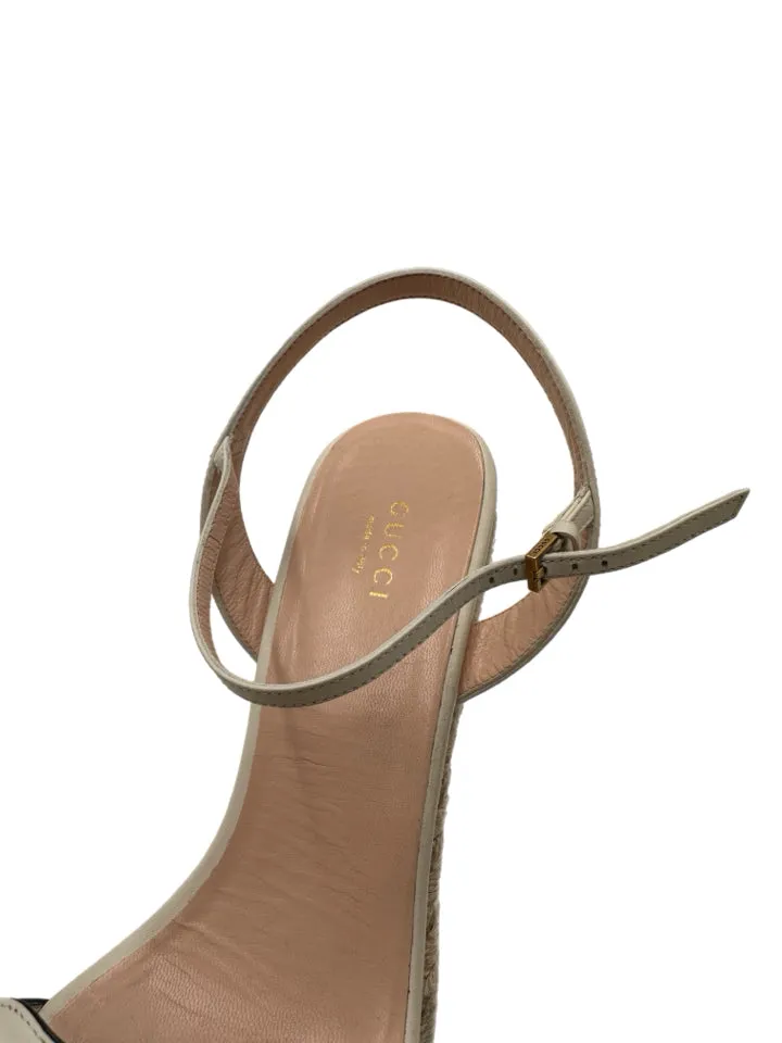 Gucci Mystic White Lifford Sandals Women's Size 42 = US 12