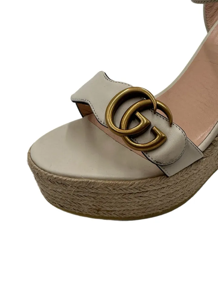 Gucci Mystic White Lifford Sandals Women's Size 42 = US 12