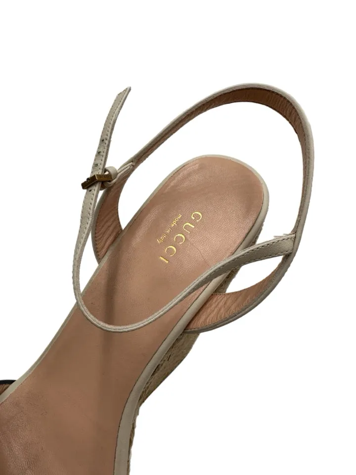 Gucci Mystic White Lifford Sandals Women's Size 42 = US 12