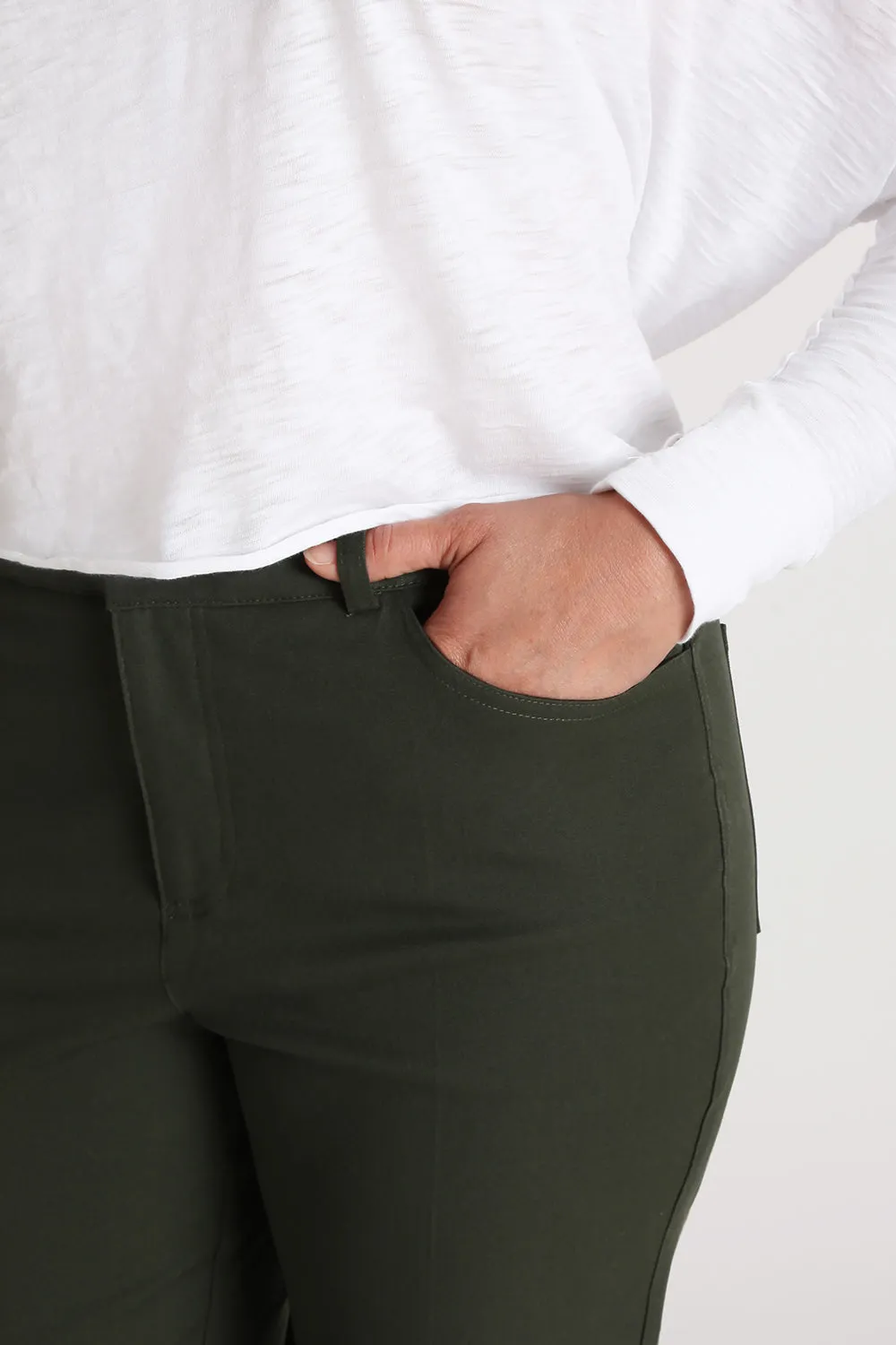 Harley Ankle Slim Jean - Blossom Twill - Fashion Colors: FINAL SALE