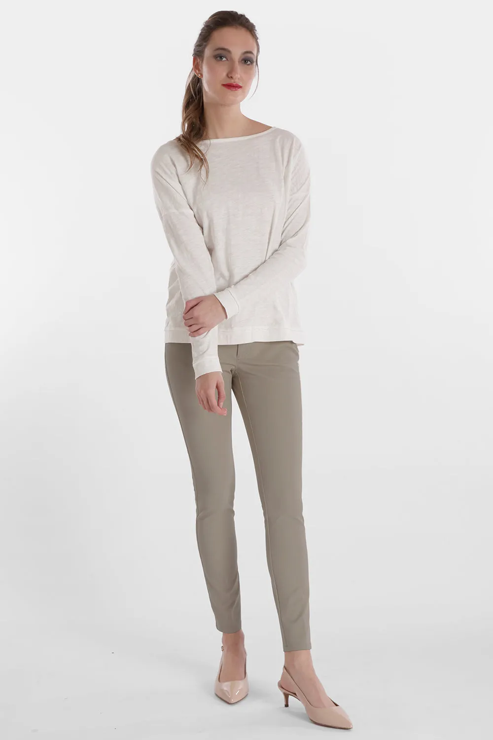 Harley Ankle Slim Jean - Blossom Twill - Fashion Colors: FINAL SALE