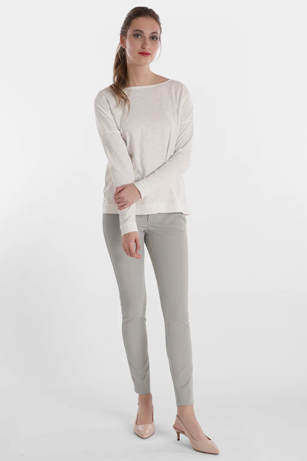 Harley Ankle Slim Jean - Blossom Twill - Fashion Colors: FINAL SALE