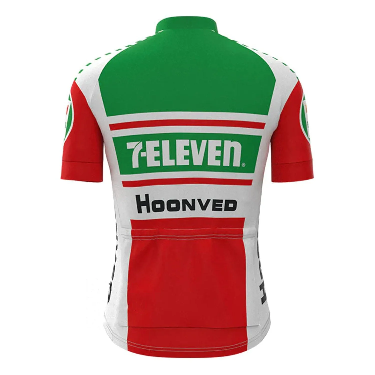 Hoonved 7-Eleven Vintage Short Sleeve Cycling Jersey Top