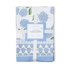 Hydrangea Block Print Tablecloth