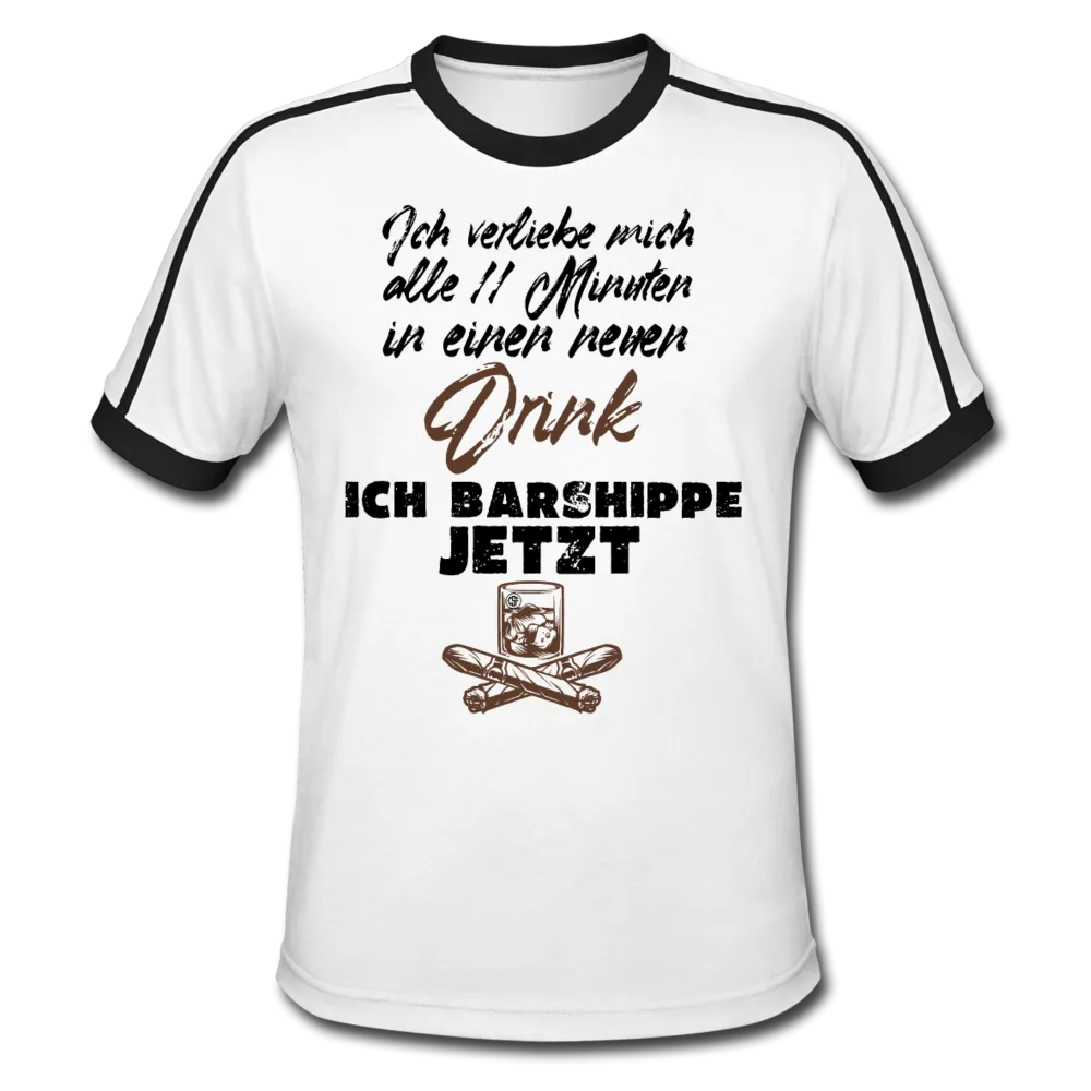 Ich verliebe mich alle 11 Minuten in einen neuen Drink - Retro-T-Shirt