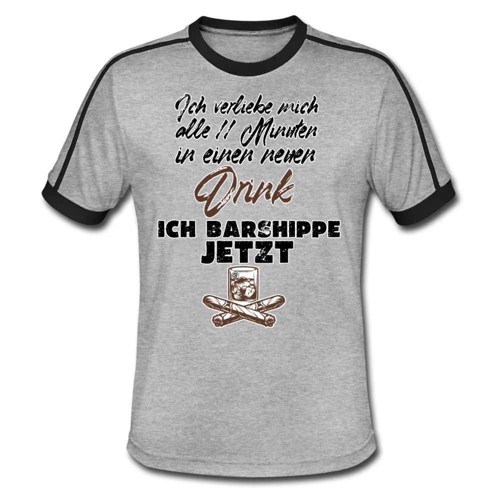 Ich verliebe mich alle 11 Minuten in einen neuen Drink - Retro-T-Shirt