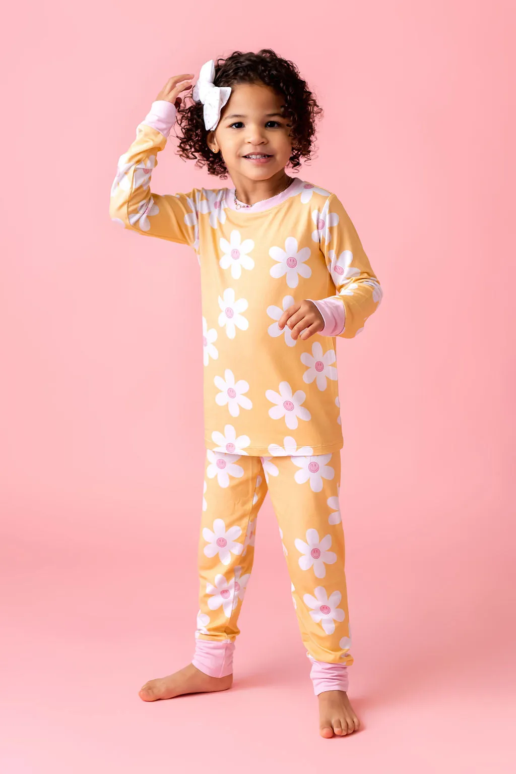In My Jammers Retro Daisy L/S 2pc PJ Set