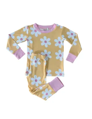 In My Jammers Retro Daisy L/S 2pc PJ Set