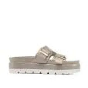 J Slides Bianca metallic