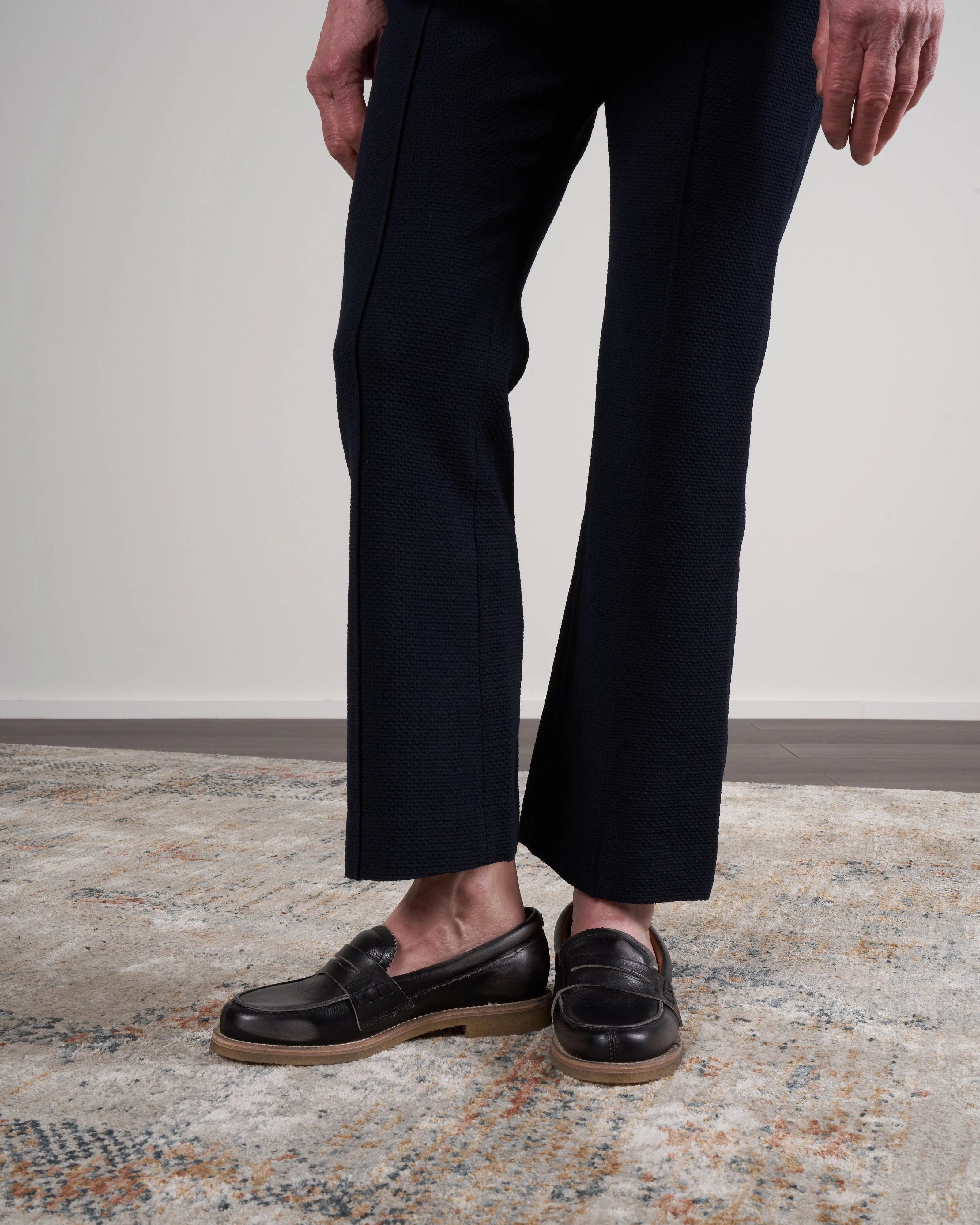 jerry mocassino leather upper - black