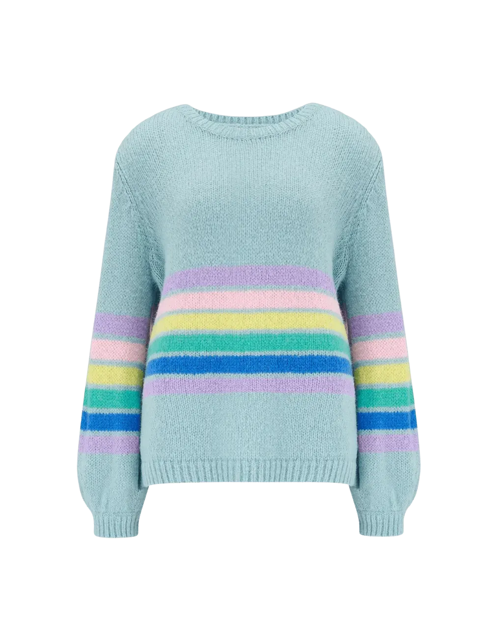 Jersey Sugarhill Essie Aqua Block Stripes