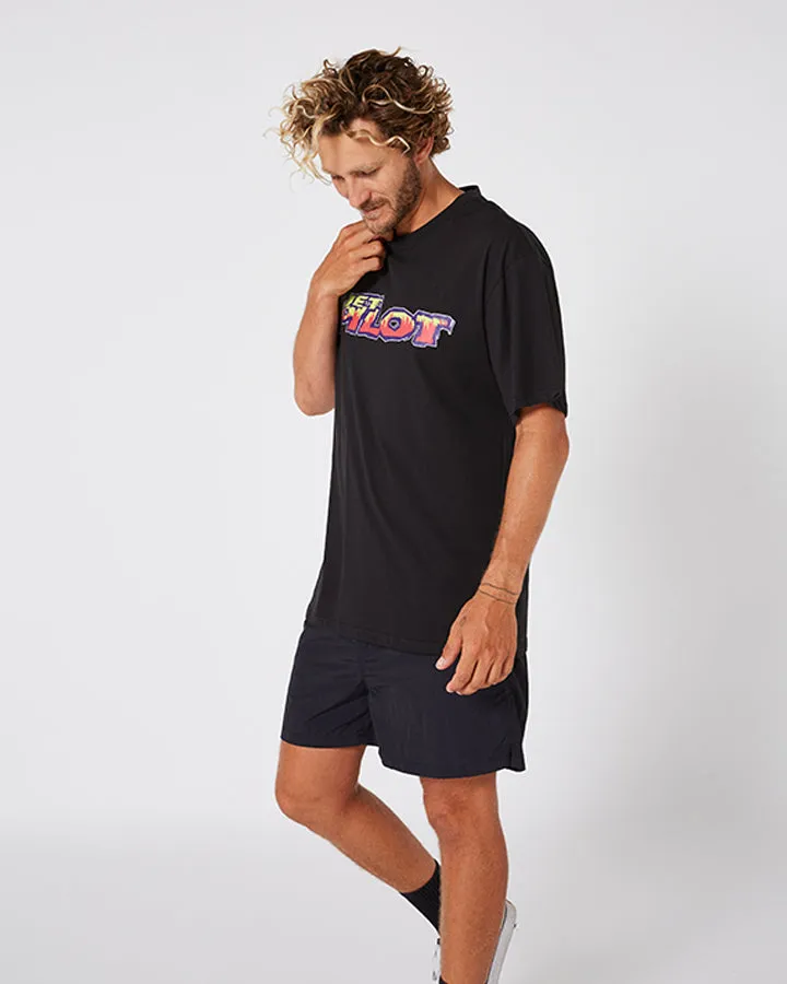 Jetpilot Colour Vision Mens Tee - Black