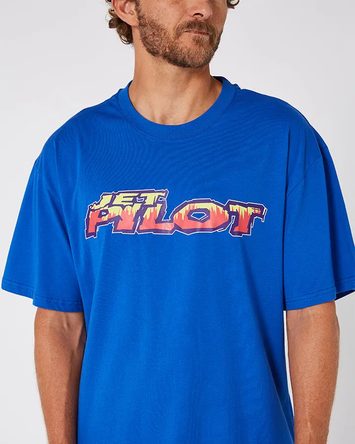 Jetpilot Colour Vision Mens Tee - Royal Blue