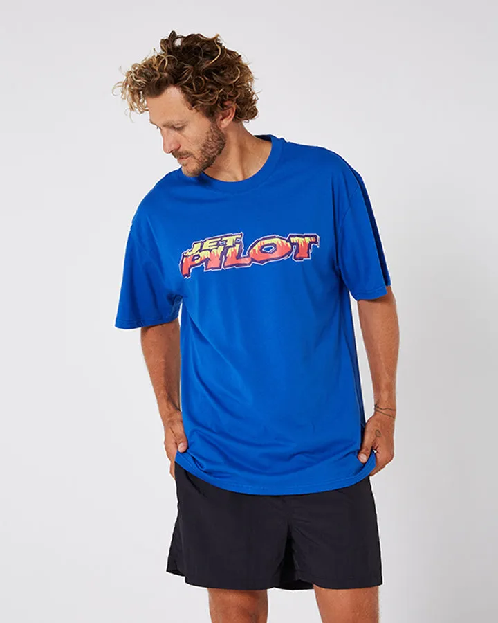 Jetpilot Colour Vision Mens Tee - Royal Blue